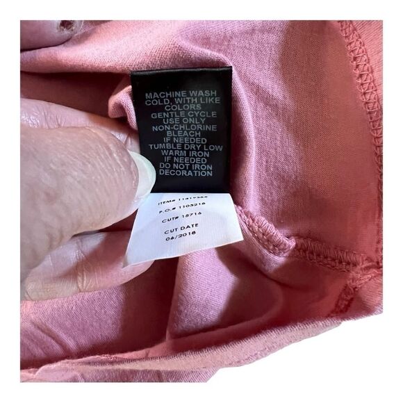 Torrid pink dessert skull moon tee size 00 M 10 - Picture 5 of 6